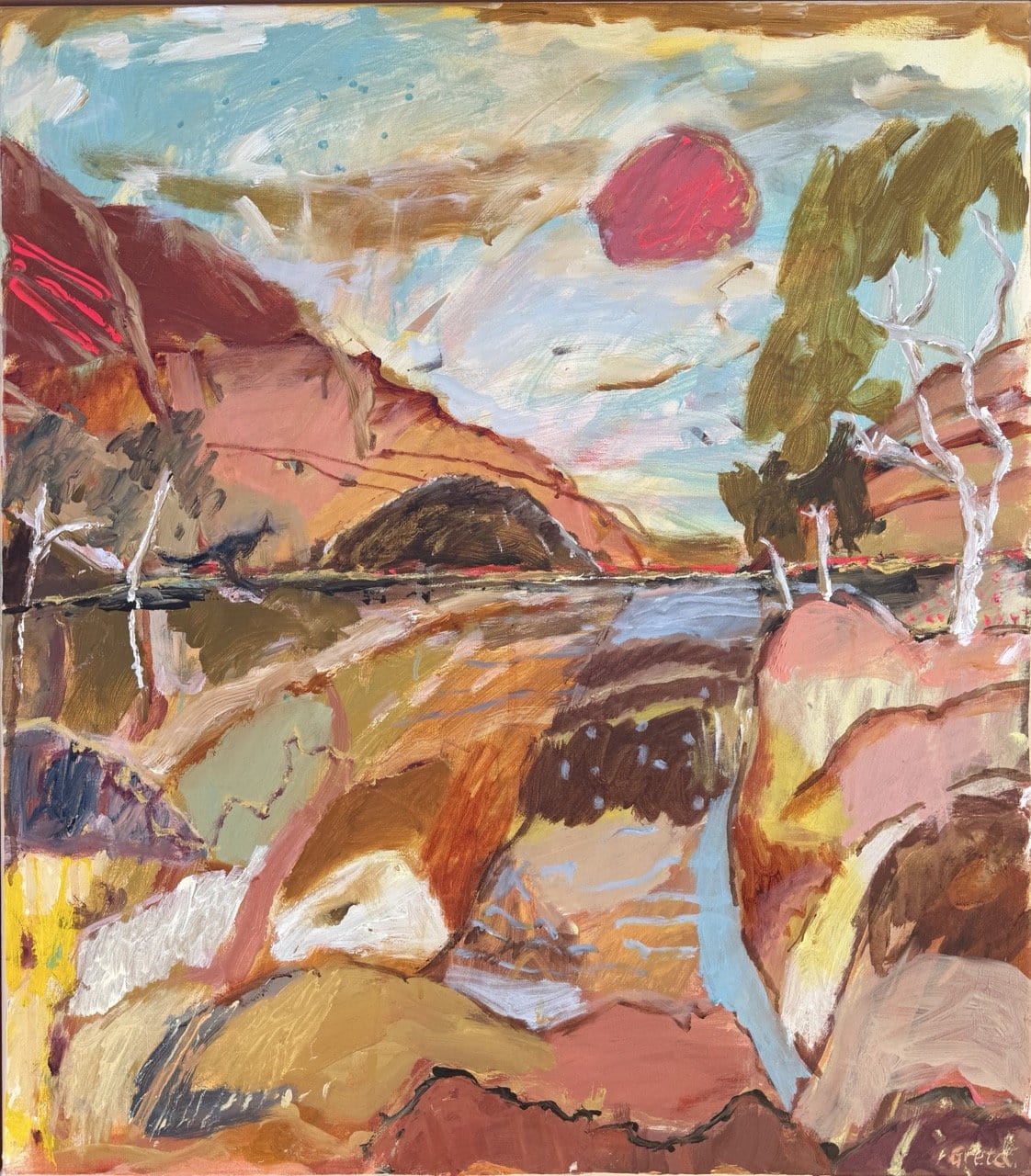 Sundown At Kings Canyon - Original Art