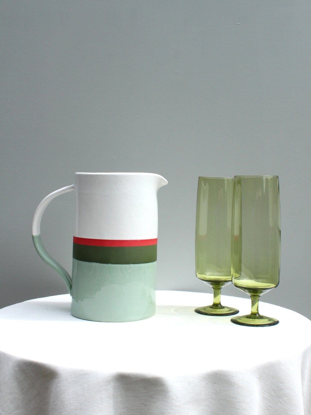 Green And Red Jug