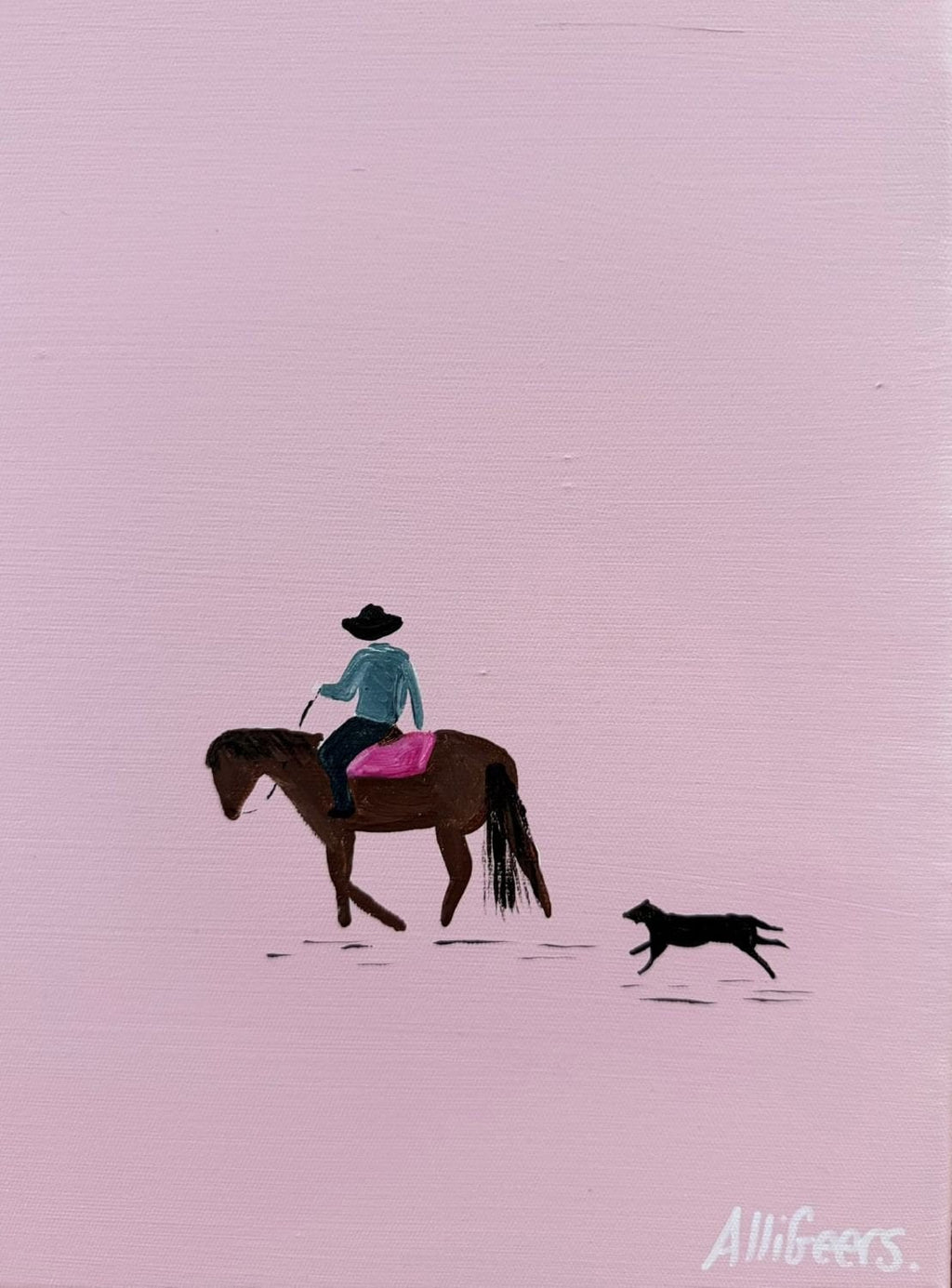 The Pink Ladies - Original Art-Original Art-Alli Geers-Greenhouse Interiors Pty Ltd