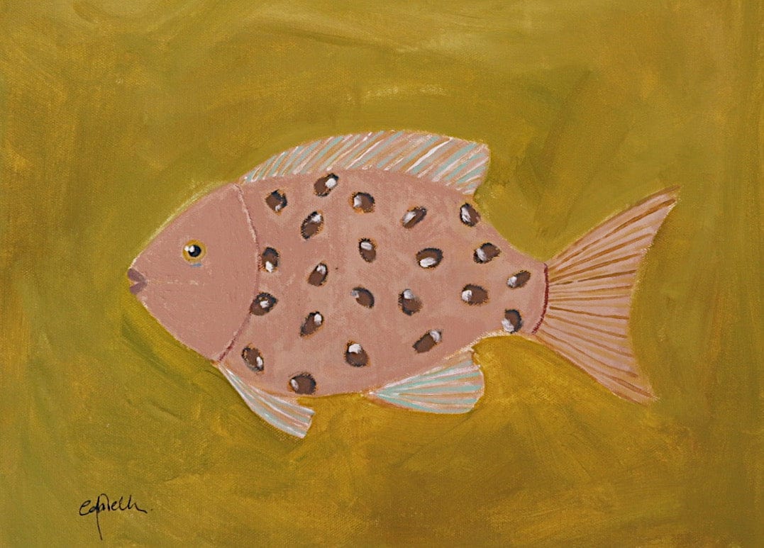 Pink Fish - Original Art