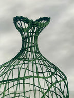 Woven Vase In Green