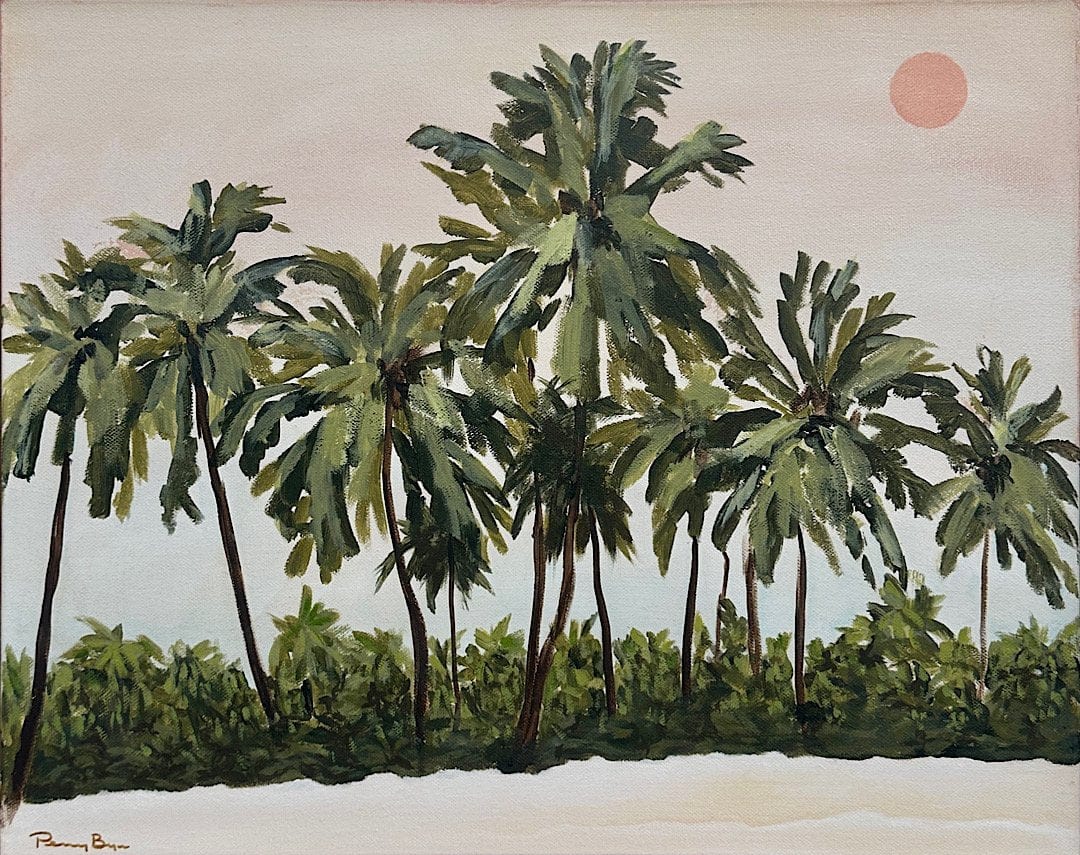 Between The Palms - Original Artwork