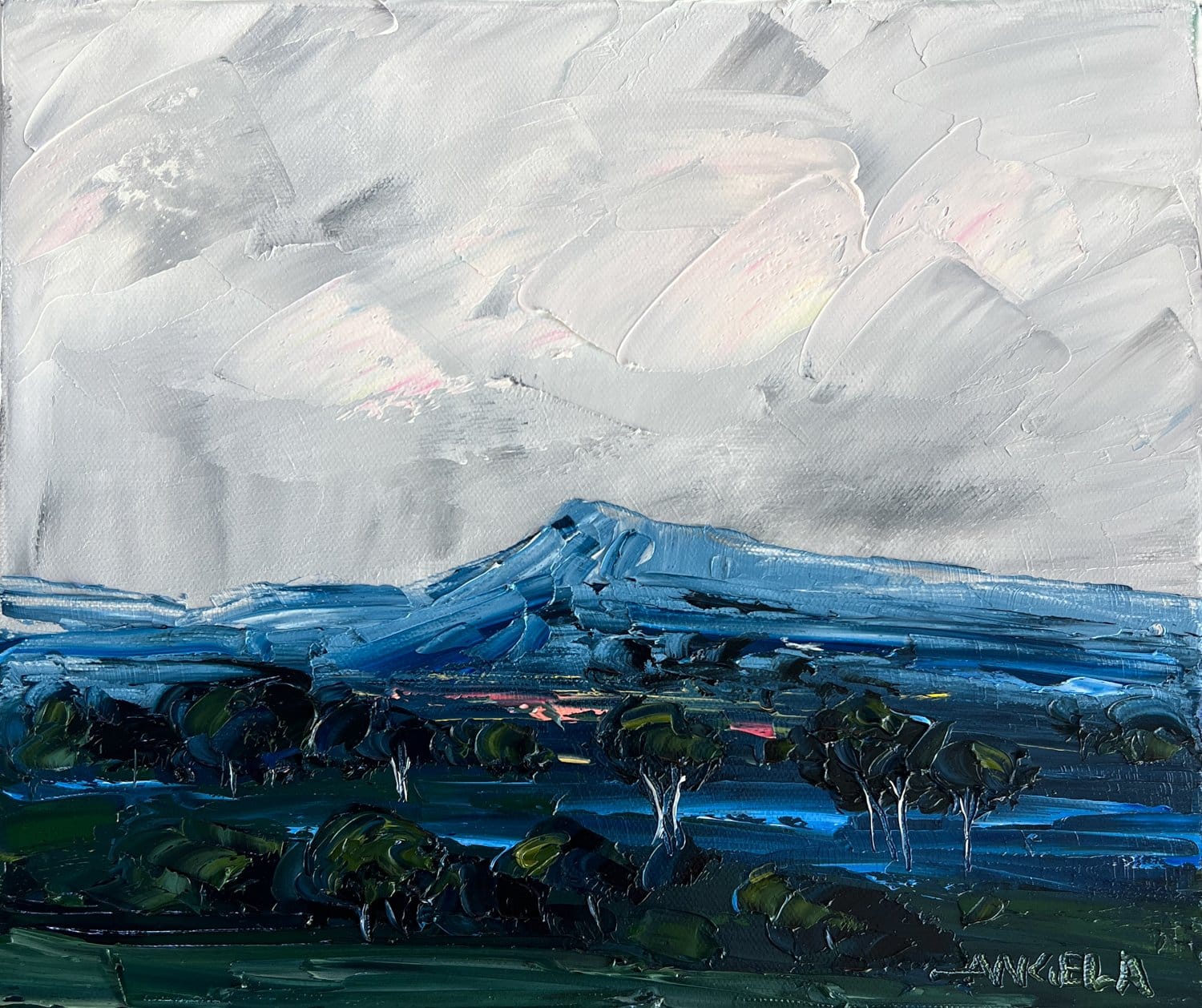 Where The Sky Hangs Low 4 - Original Art