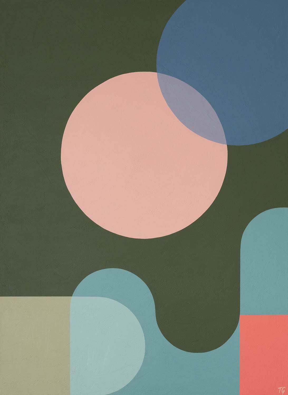 Pink Moon Rising - Original Art