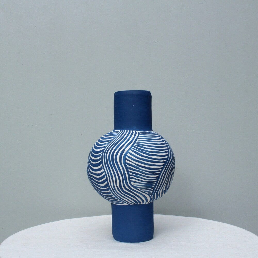 Cobalt Blue Linear Vessel