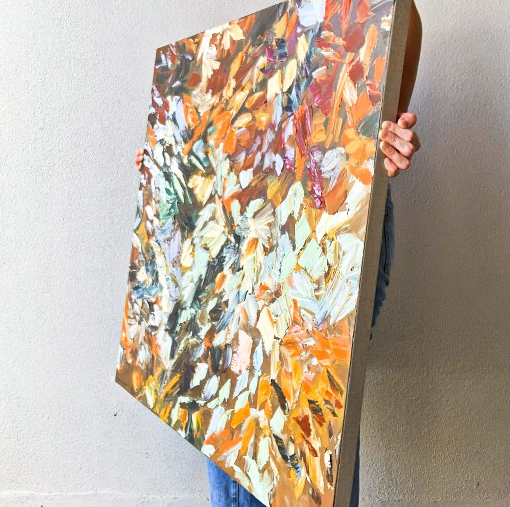 Sienna Garden - Original Artwork-Original Art-Katie Wyatt-Greenhouse Interiors Pty Ltd