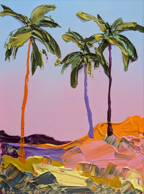 Sunny Palms - Original Art