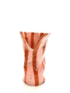 Skinny Crush Vase 'Pink Copper'-Ceramics-Lauren Barton-Greenhouse Interiors Pty Ltd