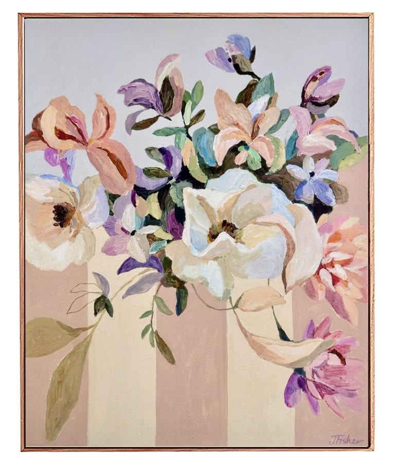 Delicate Blooms - Limited Edition Framed Canvas Print