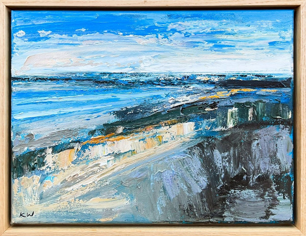 Shadow Tide - IV Original Artwork-Original Art-Katie Wyatt-Greenhouse Interiors Pty Ltd