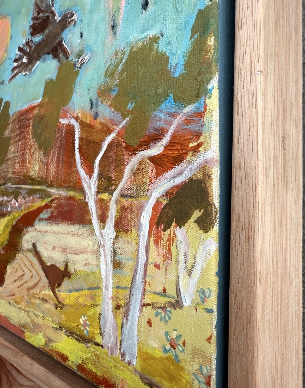 Red Earth, Open Sky - Original Artwork-Original Art-Greta Hounslow-Greenhouse Interiors Pty Ltd