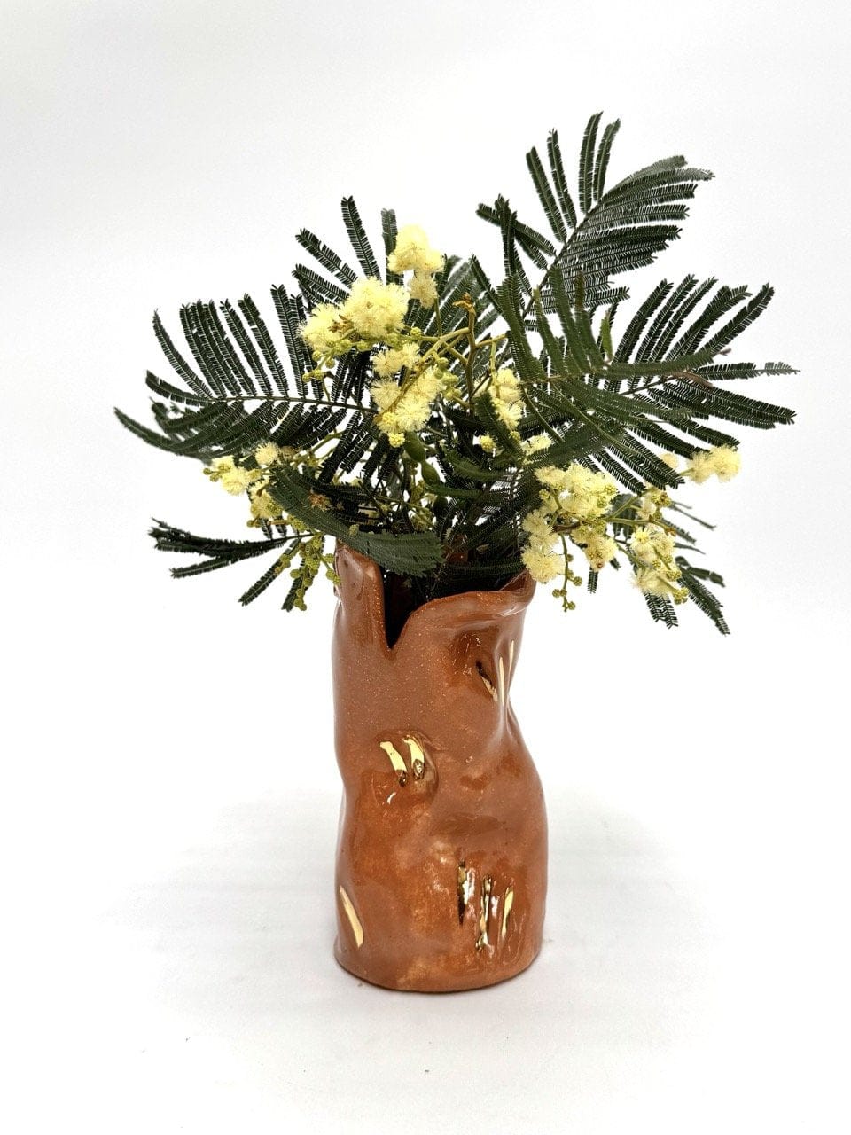 Mini Crush Vase 'Copper Gold'