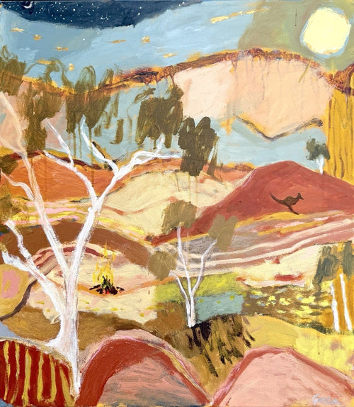 Moonrise, Inland - Limited Edition Print-Prints-Greta Hounslow-Greenhouse Interiors Pty Ltd