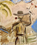 Pablo The Moondancer - Original Art-Original Art-Yolanda Eke-Greenhouse Interiors