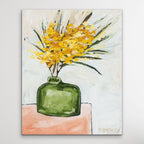 Wattle In A Green Bottle - Limited Edition Print