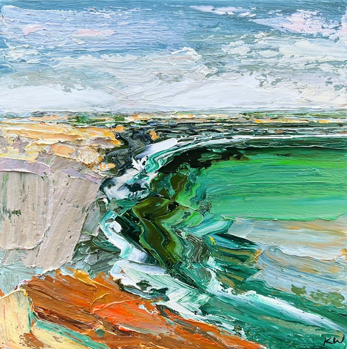 Back Beach - Original Artwork