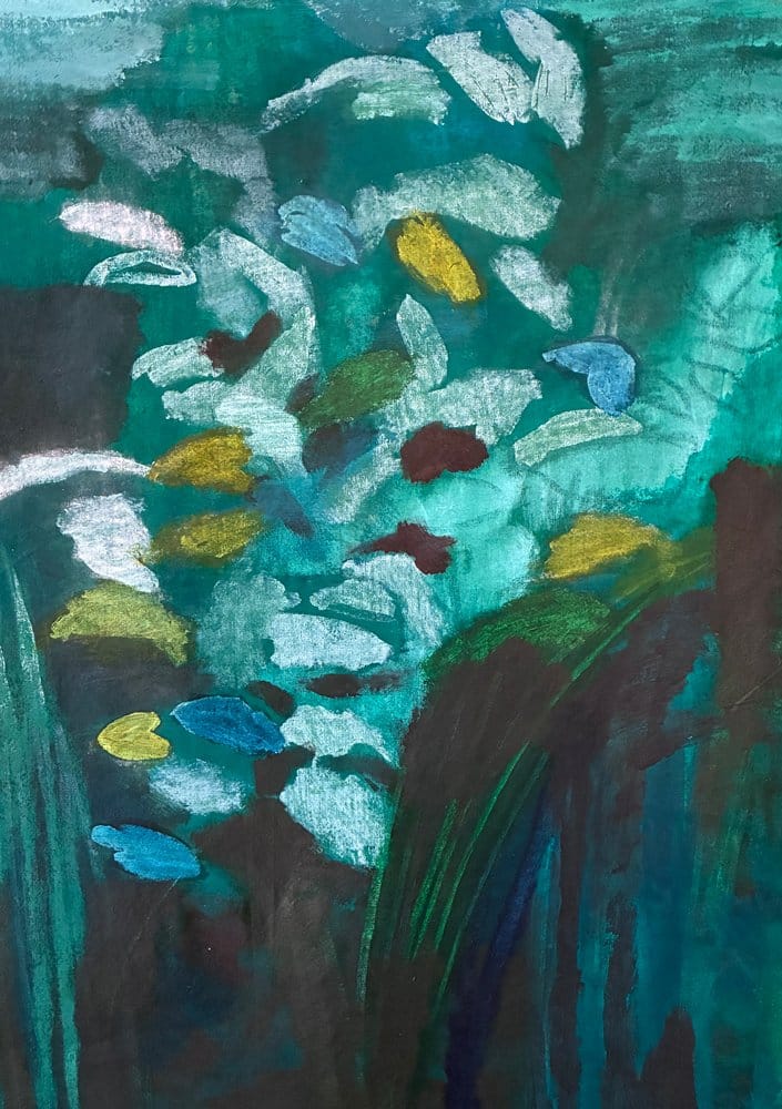 Nighttime Foliage - Original Art