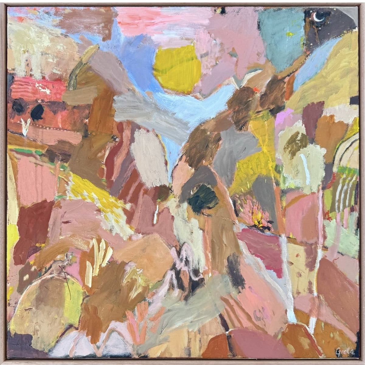 Campfire at Simpson's Gap - Original Artwork
