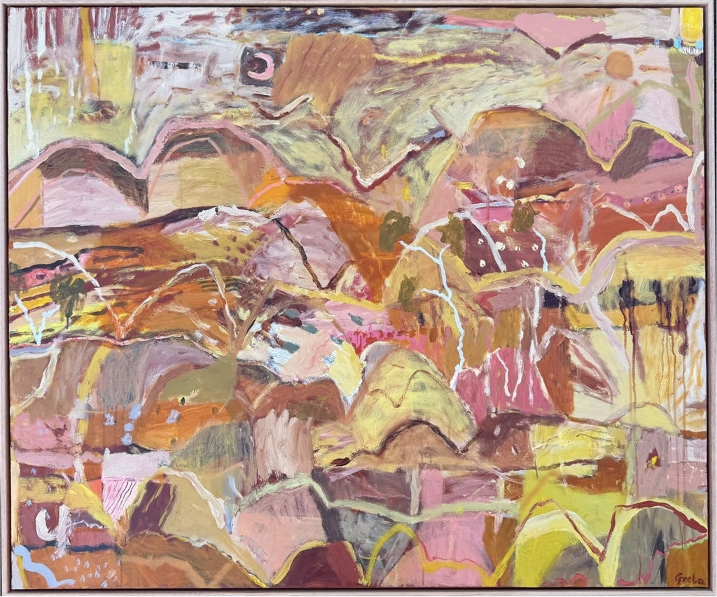 Woven Sunshine - Original Artwork-Original Art-Greta Hounslow-Greenhouse Interiors