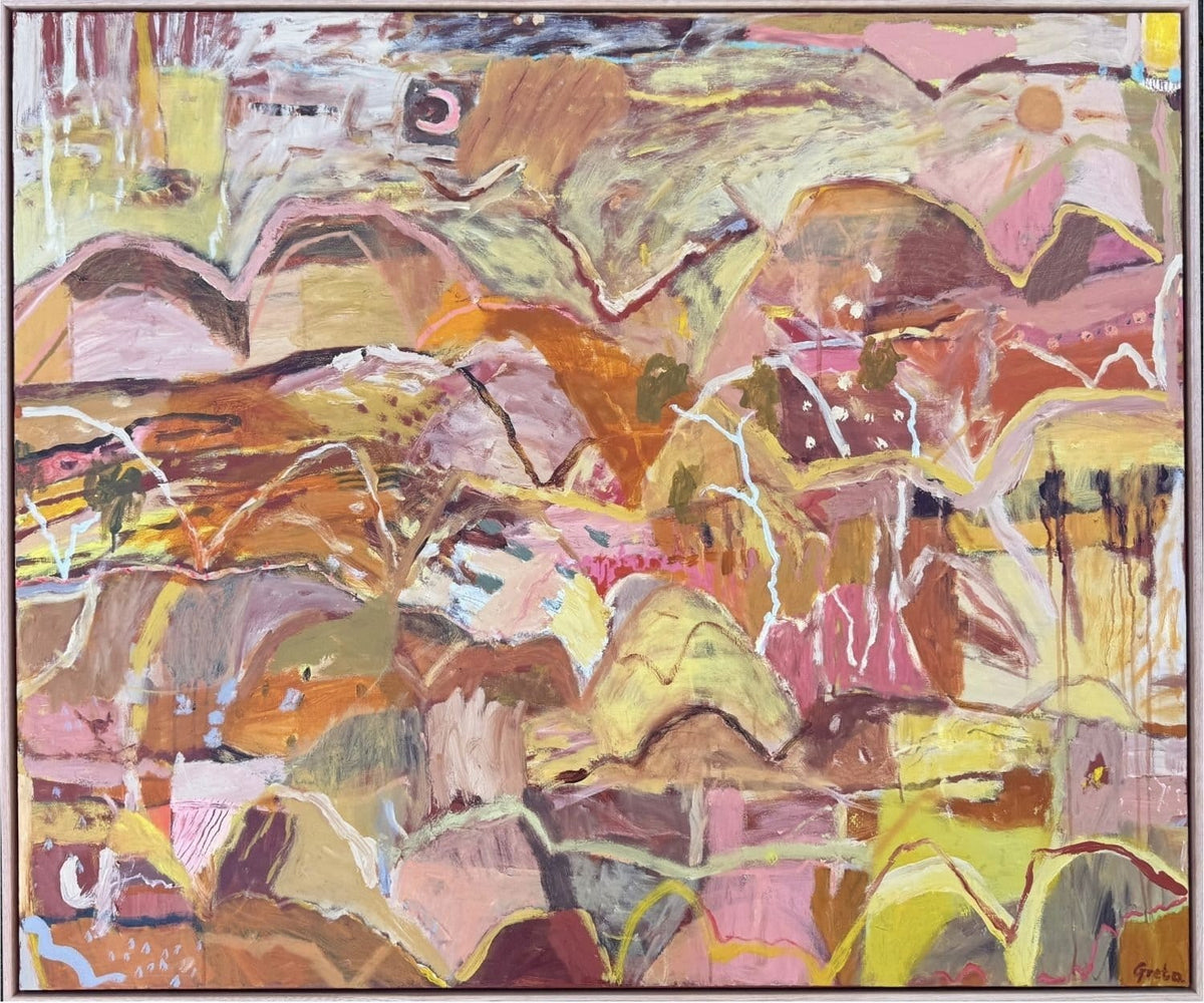 Woven Sunshine - Original Artwork-Original Art-Greta Hounslow-Greenhouse Interiors