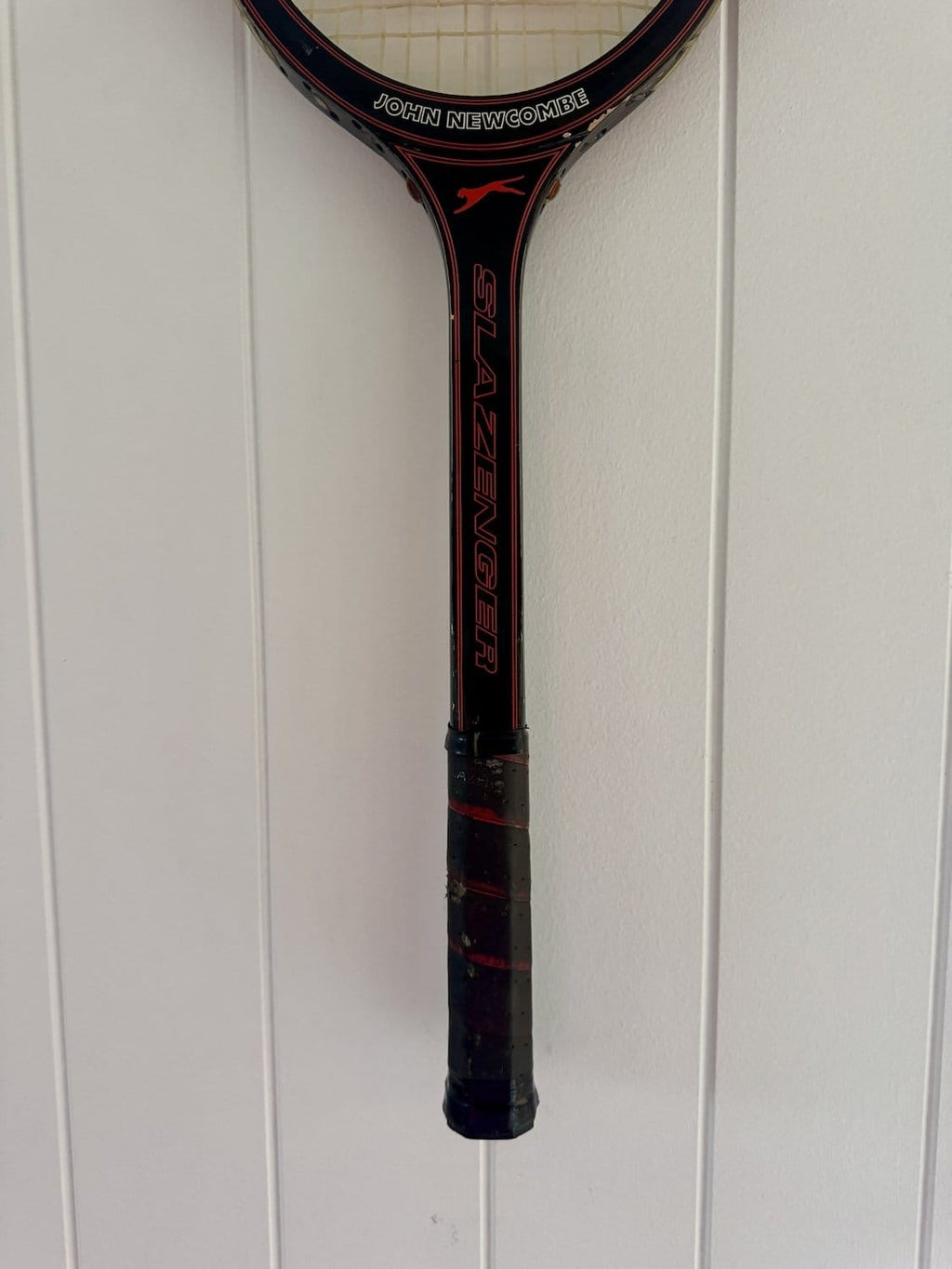 Vintage Tennis Racquet Wall Art - Poppy