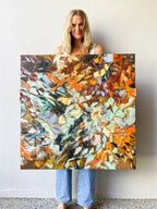 Sienna Garden - Original Artwork-Original Art-Katie Wyatt-Greenhouse Interiors Pty Ltd