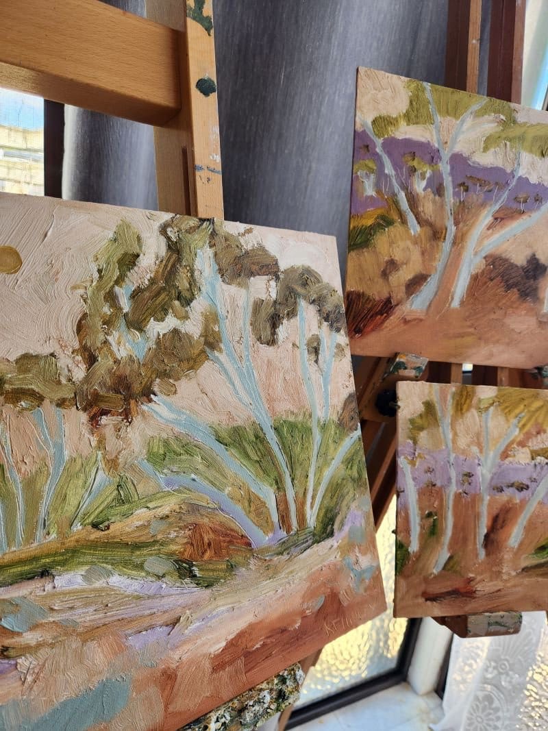 Evening Gums - Original Art