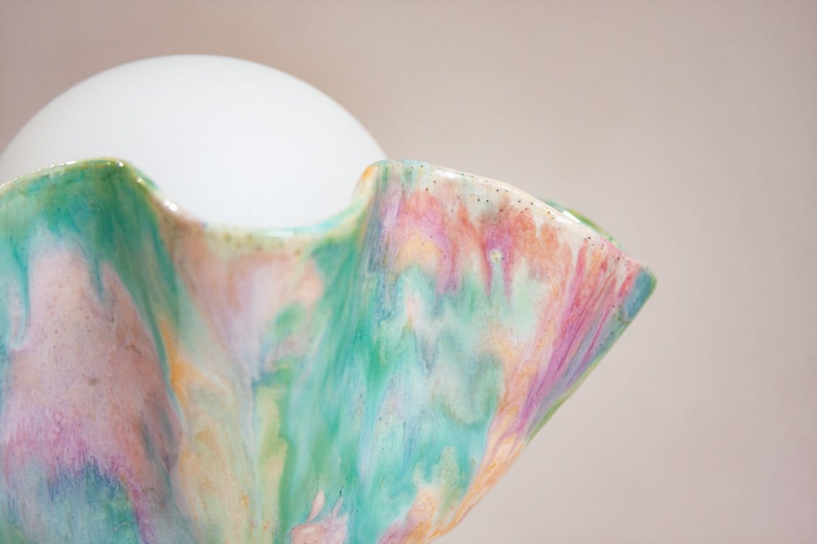 Ceramic Table Lamp - Sorbet-Lighting-Rhiannon Gill-Greenhouse Interiors Pty Ltd