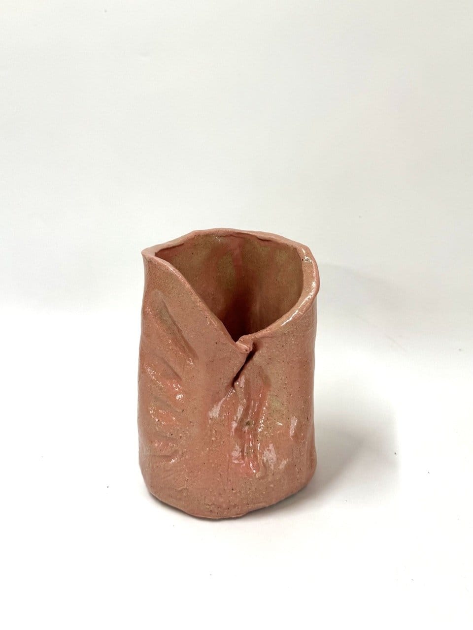 Short Crush Vase 'Pink'