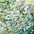 Green Silks - Original Artwork-Original Art-Katie Wyatt-Greenhouse Interiors Pty Ltd