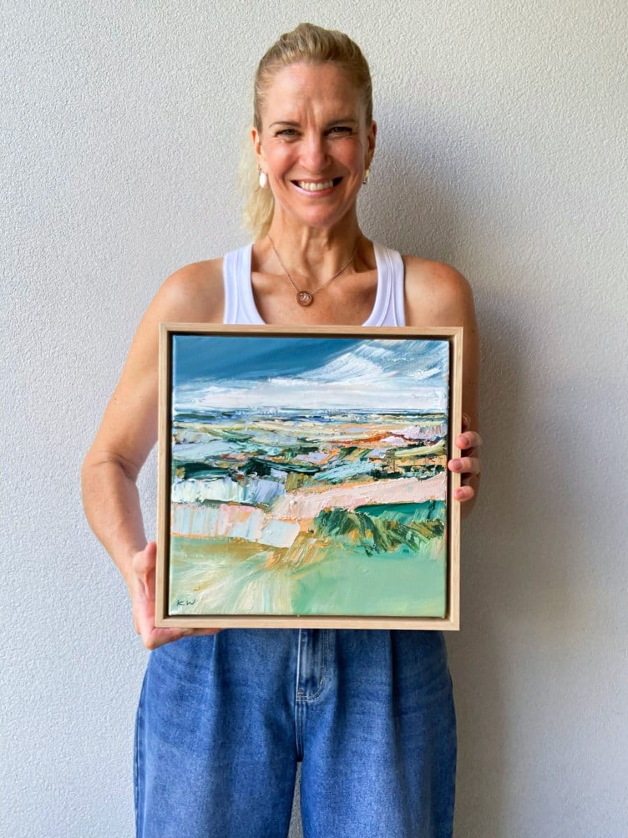 Pink Morning I - Original Artwork-Original Art-Katie Wyatt-Greenhouse Interiors Pty Ltd