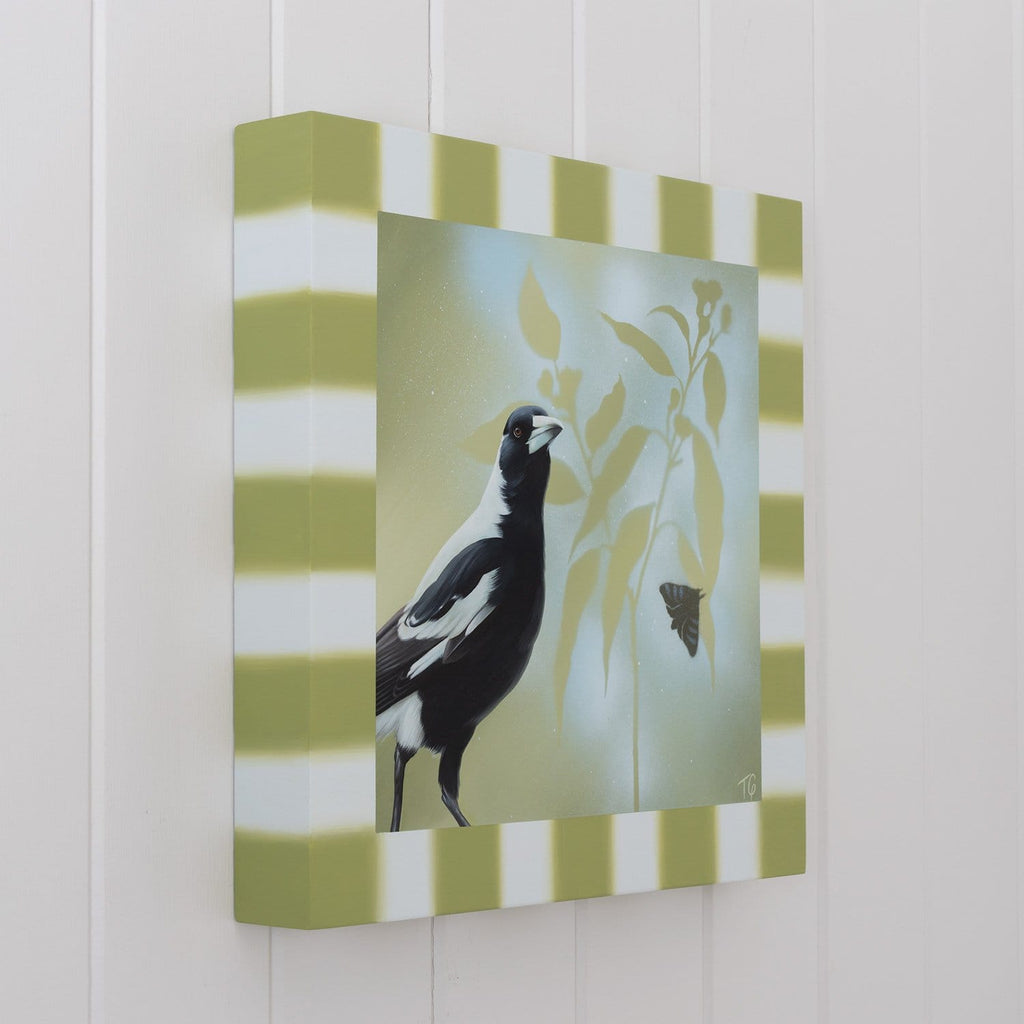 Just Popping By For A Quick Cuppa - Original Art-Original Art-Teneille Grace-Greenhouse Interiors Pty Ltd