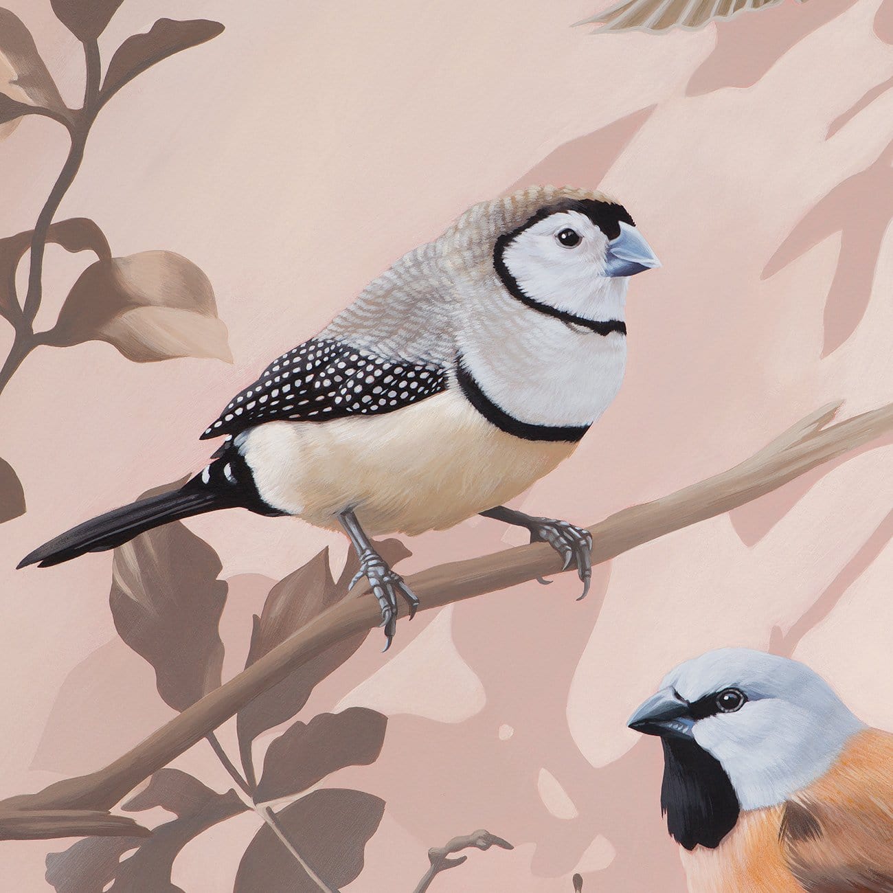 You're The Fanciest Finch I Know - Original Art