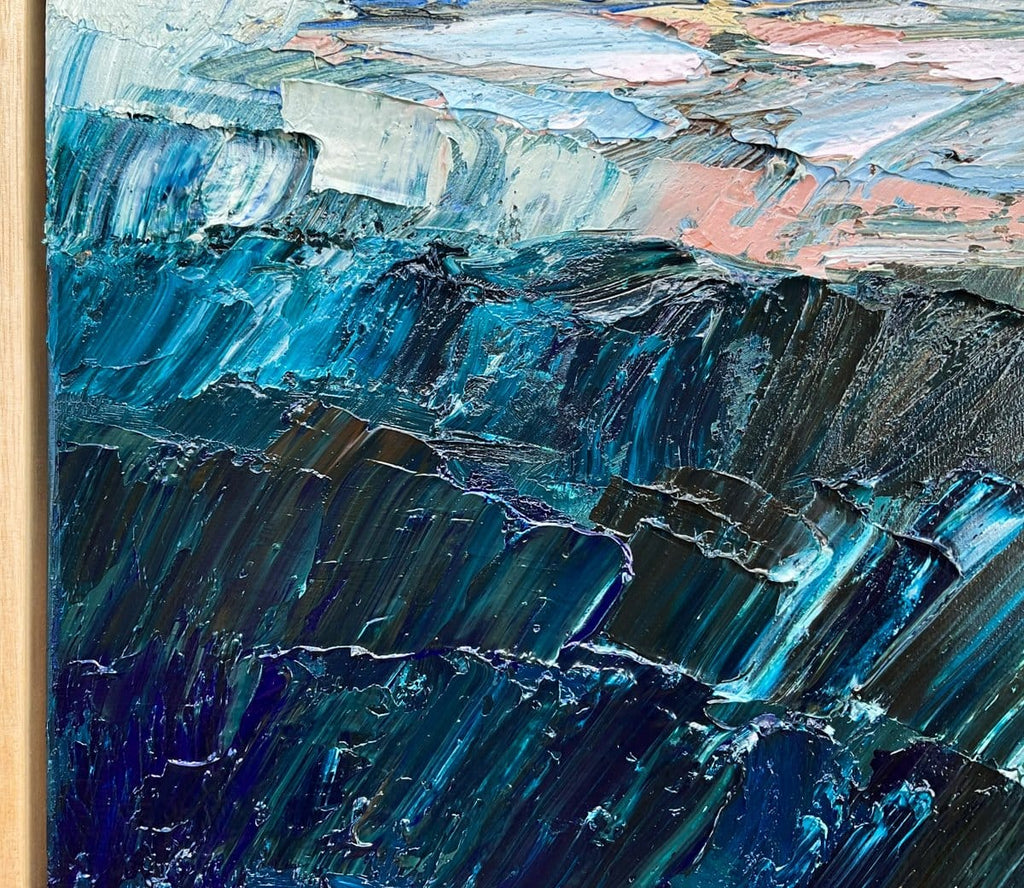 Indigo Shore - Original Artwork-Original Art-Katie Wyatt-Greenhouse Interiors Pty Ltd