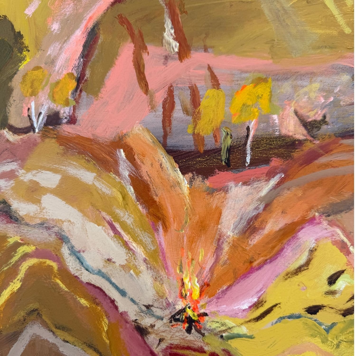 Echoes Through Red Dust - Original Artwork