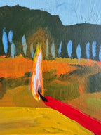 Tending To The Quiet Embers - Original Artwork-Original Art-Marianne Le Cheaf-Greenhouse Interiors Pty Ltd