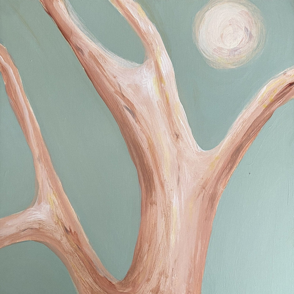 Echo Of The Day Moon  - Original Art