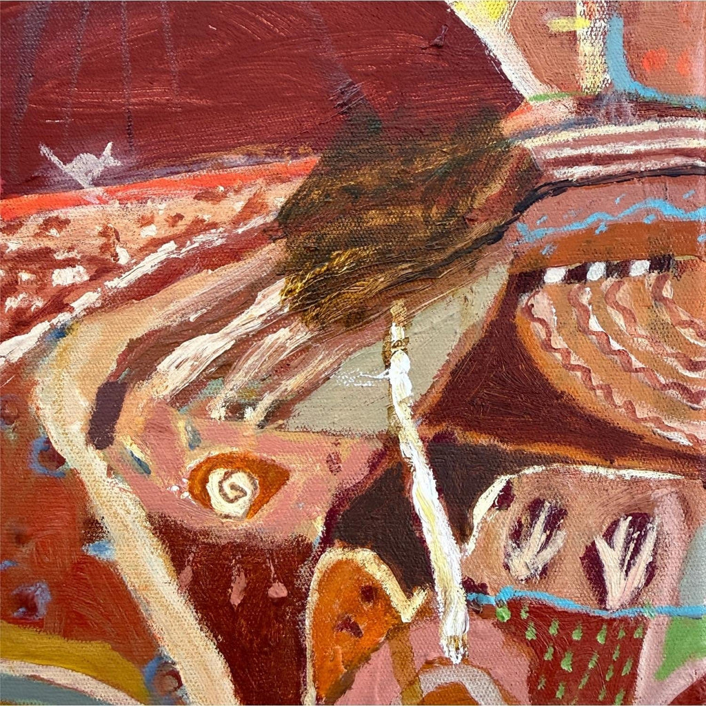 Sacred Uluru Sun  - Original Artwork