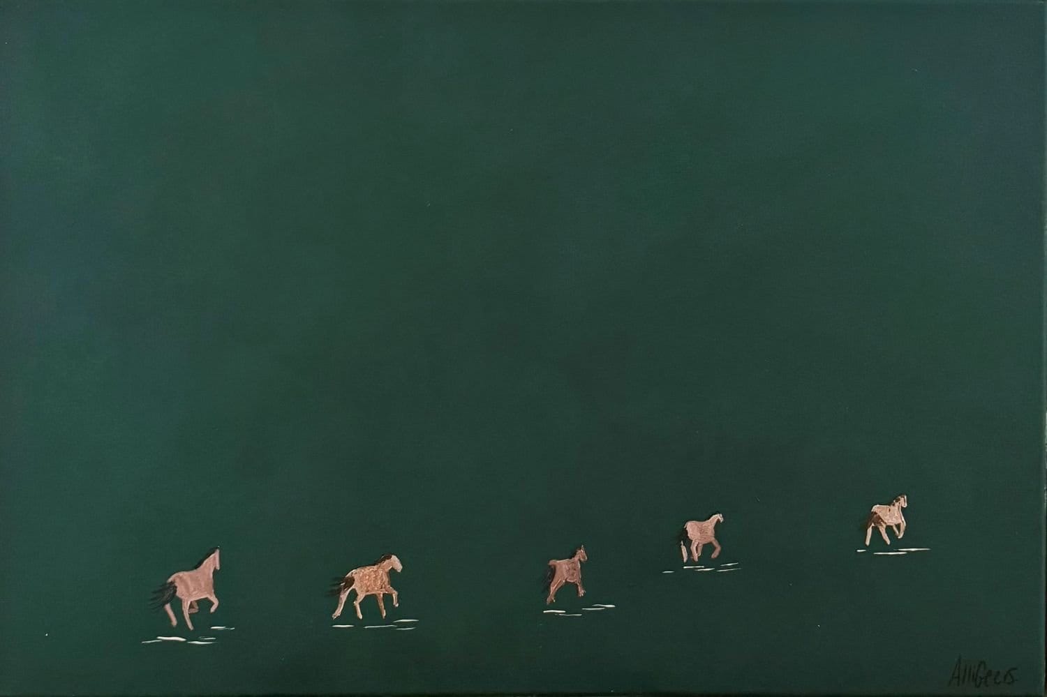 Evening Commute - Original Art-Original Art-Alli Geers-Greenhouse Interiors Pty Ltd