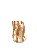 Mid Crush Vase 'Copper White'
