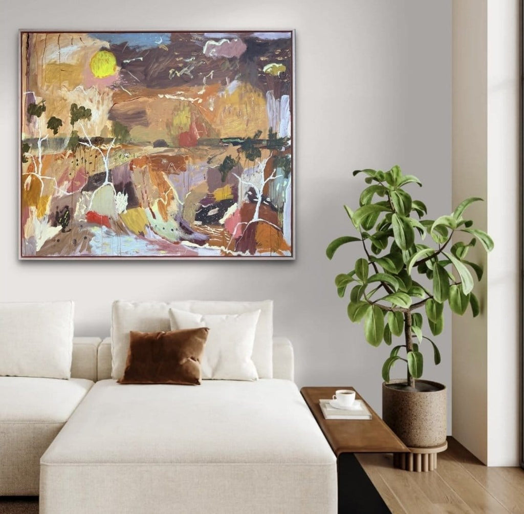 Sacral Storm - Original Artwork-Original Art-Greta Hounslow-Greenhouse Interiors Pty Ltd