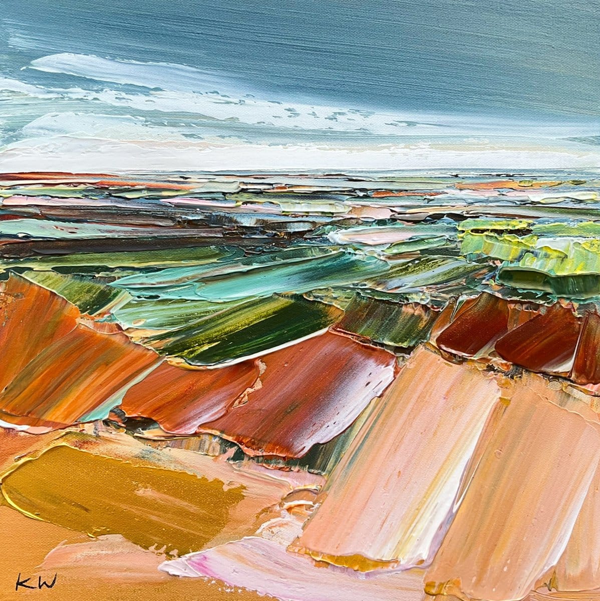 Autumn Rise - Original Artwork-Original Art-Katie Wyatt-Greenhouse Interiors Pty Ltd