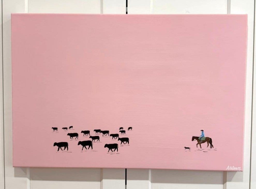 Blush & Beef - Original Art