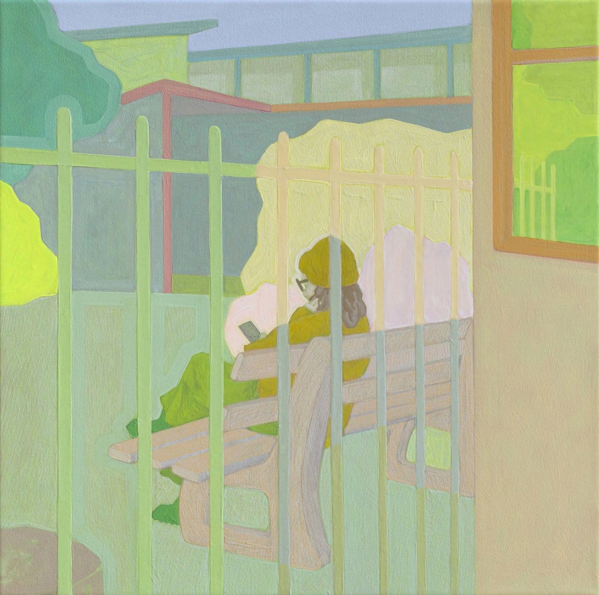 Behind The Fence - Original Art