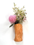 Skinny Crush Wall Vase 'Melon'