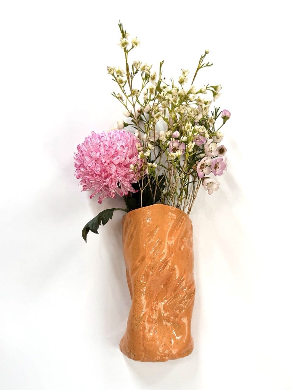 Skinny Crush Wall Vase 'Melon'