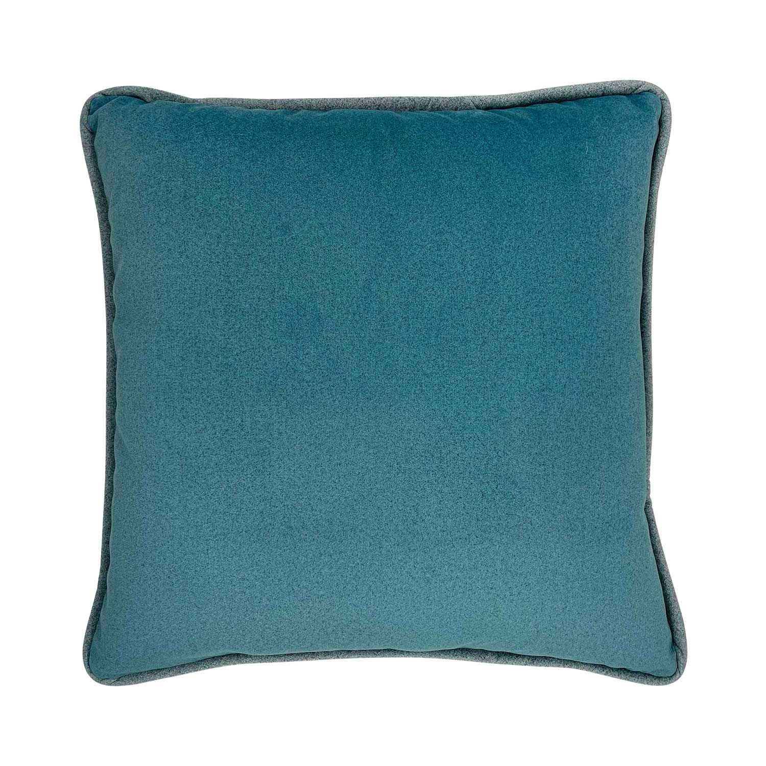 Velour Cushion - Acqua & Teal