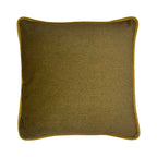 Velour Cushion - Moss & Army Green