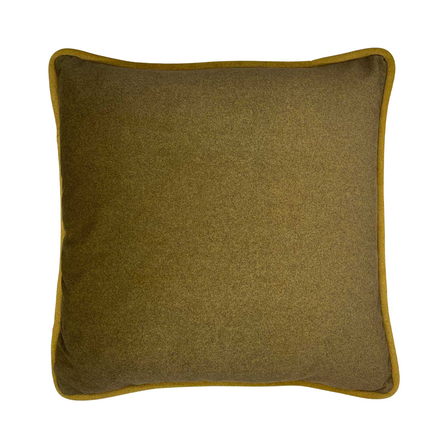 Velour Cushion - Moss & Army Green