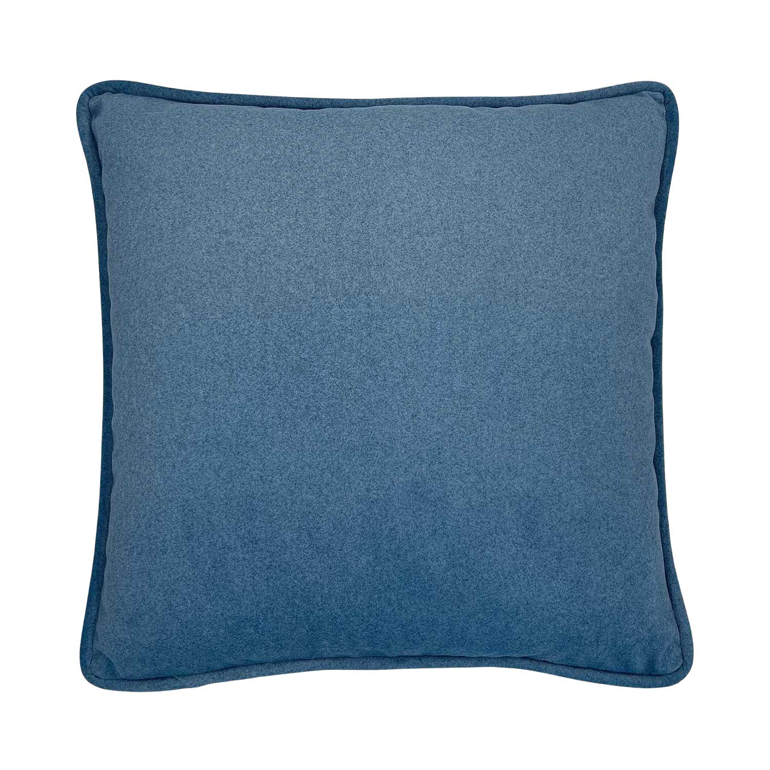 Velour Cushion - Denim & Petrol Blue